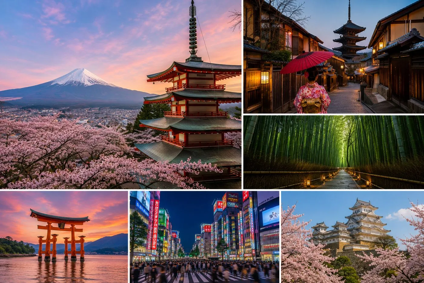 Japan Tokyo Kyoto Fuji